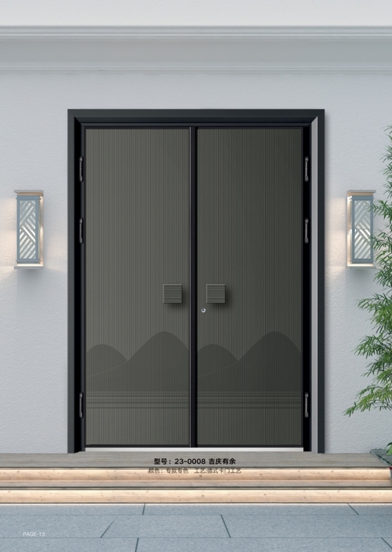 23-0008-輕奢美墅門